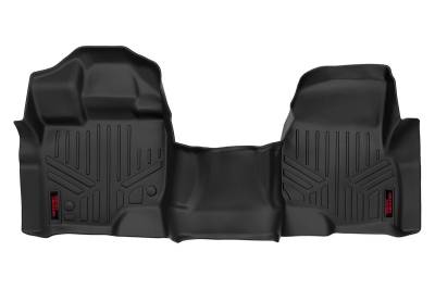 Rough Country Suspension Systems - Rough Country Front Floor Liners Black 15-24 Ford F150 M-5115