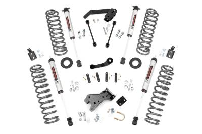 Rough Country Suspension Systems - Rough Country 68270 4" Suspension Lift Kit for 07-18 Jeep Wrangler JK 2DR 4WD