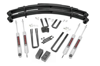 Rough Country Suspension Systems - Rough Country 415.20 4" Suspension Lift Kit 77-79 Ford F250 4WD