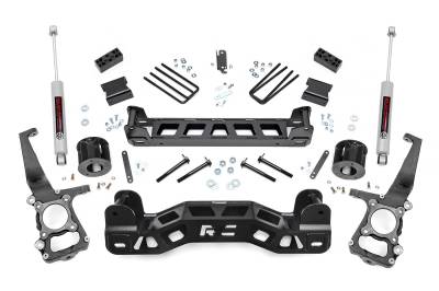 Rough Country Suspension Systems - Rough Country 4" Suspension Lift Kit 11-14 Ford F150 RWD 57230