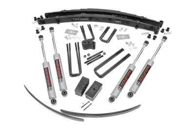 Rough Country Suspension Systems - Rough Country 315.20 4" Suspension Lift Kit for 74 Trailduster/Ramcharger 4WD
