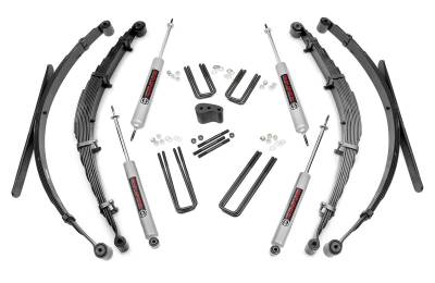 Rough Country Suspension Systems - Rough Country 505.20 4" Suspension Lift Kit for 77-79 Ford F250 4WD