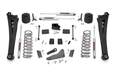 Rough Country Suspension Systems - Rough Country 373.20 5" Suspension Lift Kit for 14-18 Ram 2500 4WD Gas