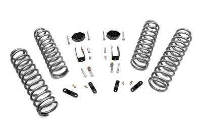 Rough Country Suspension Systems - Rough Country 624 2.5" Suspension Lift Kit for 07-18 Jeep Wrangler JK 2DR 4WD