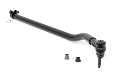 Rough Country Suspension Systems - Rough Country High Steer Drag Link Black for 18-25 Jeep Wrangler JL/JT 10637