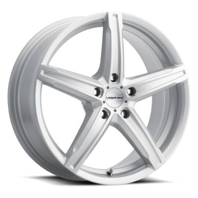 Vision Wheel - Vision Wheels 469 Boost 15x6.5 4x100 38mm Silver 469-5649S38