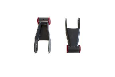 MaxTrac - MaxTrac 415320 2" Rear Lowering Shackles for 88-98 Chevy & GMC C1500 2WD