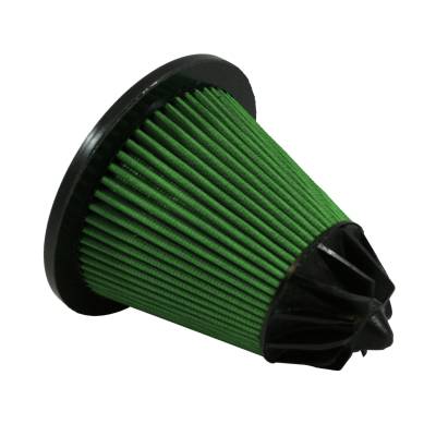 Green Filter USA - Green Filter 2046 Cone Air Filter 6.75" H 3.38" ID 6.94" OD 3" Top