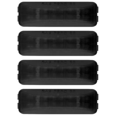 Recon - Recon 264130BK LED Dually Marker Lights Smoked/Red/Amber for 94-02 Ram 3500