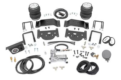Rough Country Suspension Systems - Rough Country Rear Air Spring Kit w/Compressor for 07-21 Toyota Tundra 10024C