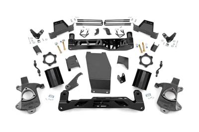 Rough Country Suspension Systems - Rough Country 18102 7" Suspension Lift Kit for 14-16 Sierra 1500 Denali