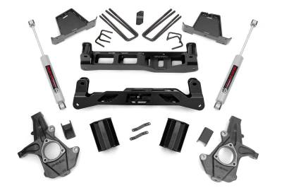 Rough Country Suspension Systems - Rough Country 7.5" Suspension Lift Kit 07-13 Silverado/Sierra 1500 RWD 26330