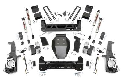 Rough Country Suspension Systems - Rough Country 5" Suspension Lift Kit 11-19 Silverado/Sierra HD 26070