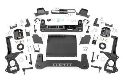 Rough Country Suspension Systems - Rough Country 29900D 6" Suspension Lift Kit for 21-24 Silverado/Sierra 1500 Dsl