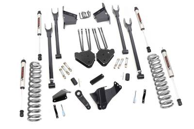 Rough Country Suspension Systems - Rough Country 59170 8" 4-Link Lift Kit for 05-07 F250/F350 Super Duty Diesel 4WD