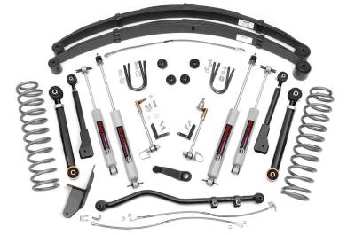 Rough Country Suspension Systems - Rough Country 4.5" Suspension Lift Kit for 84-01 Cherokee XJ 63330