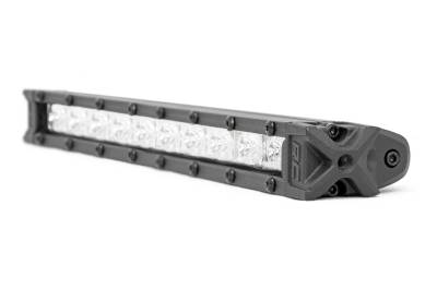 Rough Country Suspension Systems - Rough Country Chrome Series 10" Slimline LED Light Bars Pair 70410A