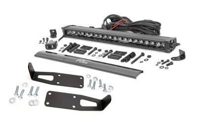 Rough Country Suspension Systems - Rough Country Bumper Mount 20" LED Light Bar Kit for 10-18 Ram HD 70568BLDRL
