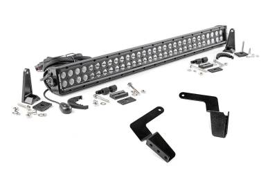 Rough Country Suspension Systems - Rough Country Bumper Mount 30" LED Light Bar Kit for 07-14 FJ Cruiser 70652