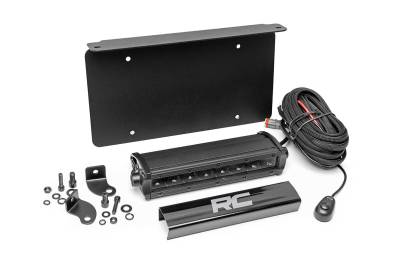 Rough Country Suspension Systems - Rough Country Universal License Plate Mount w/LED Black 70183
