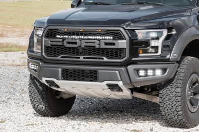 Rough Country Suspension Systems - Rough Country Grille Mount 30" LED Light Bar Kit 17-20 F150 Raptor 70702