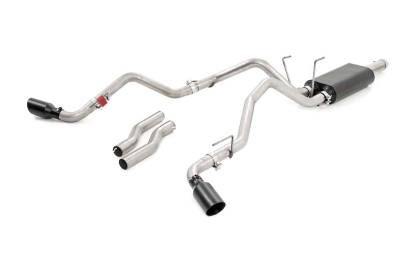 Rough Country Suspension Systems - Rough Country 96009 Cat-Back Dual Exhaust System for 09-18 Ram 1500 5.7L