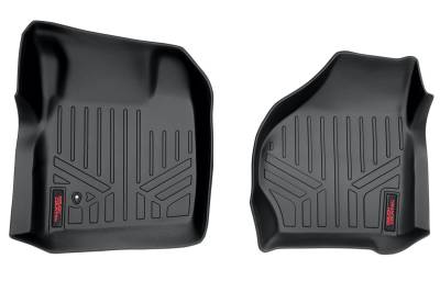 Rough Country Suspension Systems - Rough Country Front Floor Liners Black 99-07 Ford Super Duty M-5200