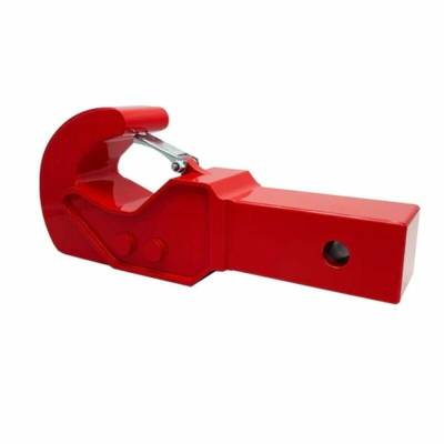 Royal Hooks - Royal Hooks Billet Aluminum 2" Hitch Hook Tow Hook Red RHO-12007-RD