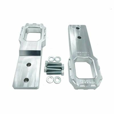 Royal Hooks - Royal Hooks Enhanced Billet Front Tow Hooks Raw for Tundra RHO-12031-RW