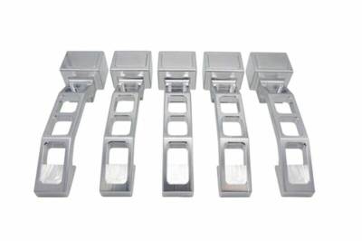 Royal Hooks - Royal Hooks Billet Aluminum Door Handles Raw for JK 4DR RHO-12011-RW-5