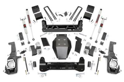 Rough Country Suspension Systems - Rough Country 5" Suspension Lift Kit 11-19 Silverado/Sierra HD 26040