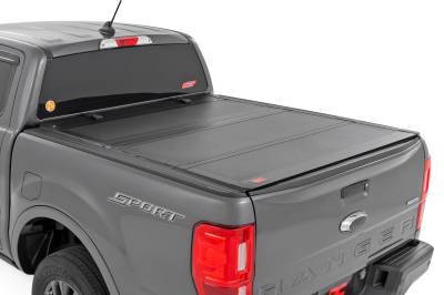 Rough Country Suspension Systems - Rough Country Hard Tri-Fold Tonneau Cover 19-24 Ford Ranger 5' 49220500