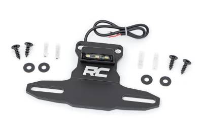 Rough Country Suspension Systems - Rough Country 99058 Universal License Plate Bracket w/LED Black