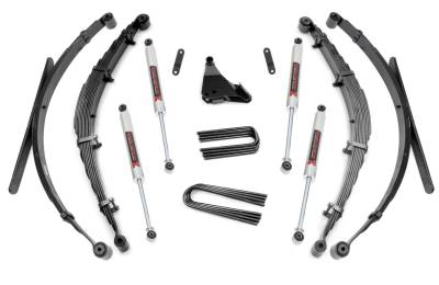 Rough Country Suspension Systems - Rough Country 50140 4" Suspension Lift Kit for 99-04 Super Duty V10/Dsl 4WD