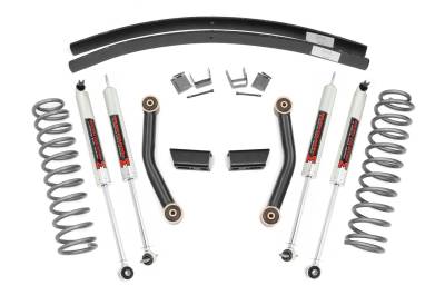 Rough Country Suspension Systems - Rough Country 3" Suspension Lift Kit for 84-01 Jeep Cherokee XJ 67041