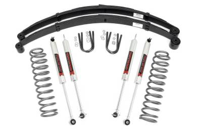 Rough Country Suspension Systems - Rough Country 63040 3" M1 Suspension Lift Kit for 84-01 Jeep Cherokee XJ