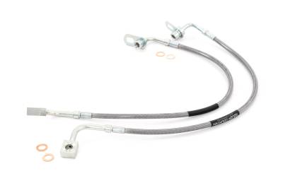 Rough Country Suspension Systems - Rough Country Front Stainless Brake Lines for Ram 1500 w/5"-75" Lift 89309