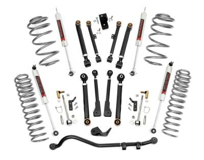 Rough Country Suspension Systems - Rough Country 61240 2.5" Suspension Lift Kit for 97-06 Jeep Wrangler TJ 4WD
