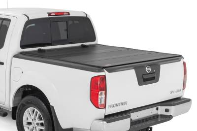 Rough Country Suspension Systems - Rough Country Hard Tri-Fold Tonneau Cover for 05-21 Nissan Frontier 5' 49520501