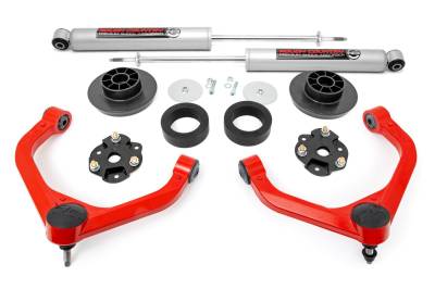 Rough Country Suspension Systems - Rough Country 3.5" Suspension Lift Kit for 19-24 Ram 1500 31430RED