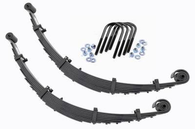 Rough Country Suspension Systems - Rough Country 8073Kit Front Leaf Spring Kit for 8" Lift for 99-04 Super Duty
