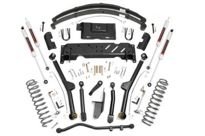 Rough Country Suspension Systems - Rough Country 61740 4.5" Lift Kit for 84-01 Jeep Cherokee XJ 4WD NP242