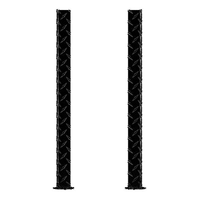 UWS - UWS SM-LEGS-BLK Black Replacement Aluminum Truck Side Tool Box Legs 1 Pair