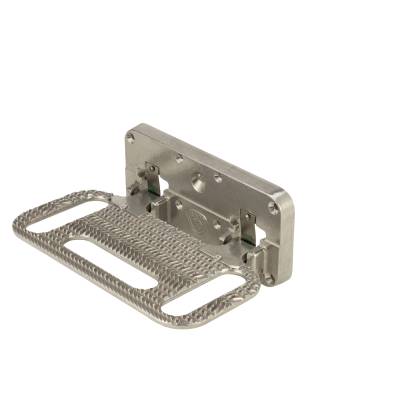 Carr - CARR 194012 HD Mega Step Hitch Mount Non LED Step Surface XM3 Polished Single