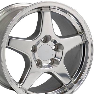 OE Wheels LLC - OE Wheels CV01 17x9.5 5x4.75 56mm Polished CV01-17095-5475-56P