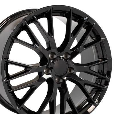 OE Wheels LLC - OE Wheels CV22C 20x10 5x4.75 79mm Black CV22C-20010-5475-79B