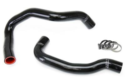 HPS Performance - HPS 57-1044-BLK Black Silicone Radiator Hose Kit for 89-98 Nissan 240SX w/KA