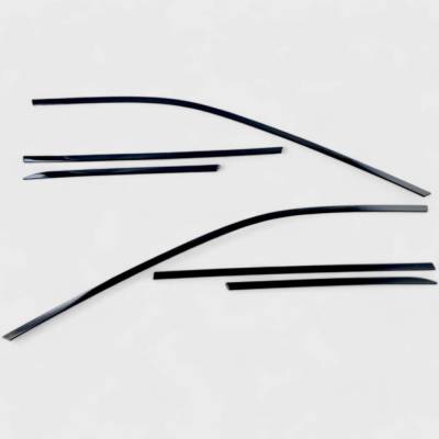 Trim Illusion - Trim Illusion WT6011BLK Front &Rear Window Trim Set Black for 21-25 Rogue