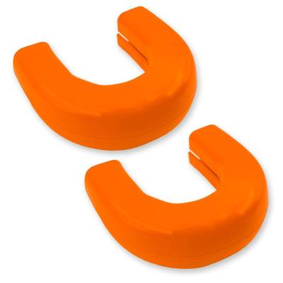 Recon - Recon 264004GMHDOR Silicone Tow Hook Cover Set Orange 20-24 Sierra HD