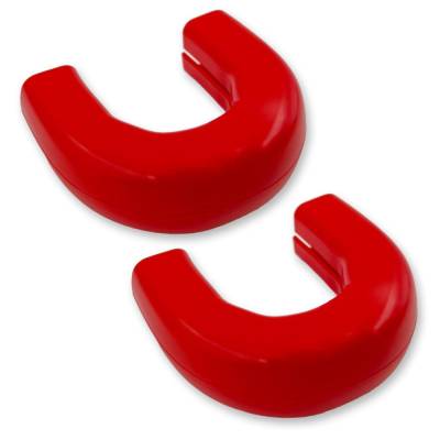 Recon - Recon 264004GMHDRD Silicone Tow Hook Cover Set Red 20-24 Sierra HD